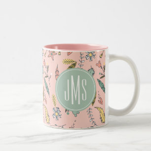 Tasse 2 Couleurs Minnie Mouse Monogram Aventures en attente modèl