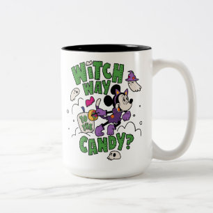 Tasse 2 Couleurs Minnie Souris - Sorcière jusqu'au bonbon