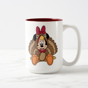 Tasse 2 Couleurs Minnie Souris Thanksgiving Turquie