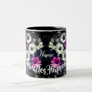 Tasse 2 Couleurs Miracles Happen Daisies Inspiré Personnalisé