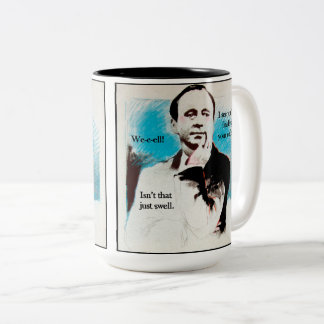 Tasse 2 Couleurs Mis sur cric sur le café