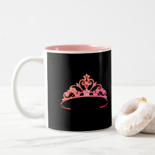 Tasse 2 Couleurs Miss America Rodeo Coral Rose Pageant Crown Musiqu