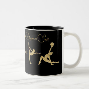 Tasse 2 Couleurs Miss Elegance Gymnastique Gold