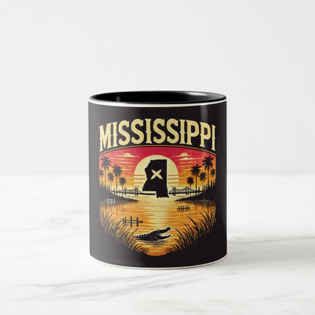Tasse 2 Couleurs Mississippi (Centre)