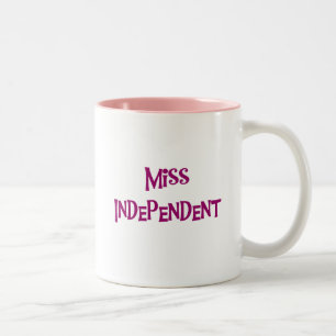 Tasse 2 Couleurs Mlle Independent Tshirts et cadeaux