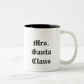 Tasse 2 Couleurs Mme le père noël