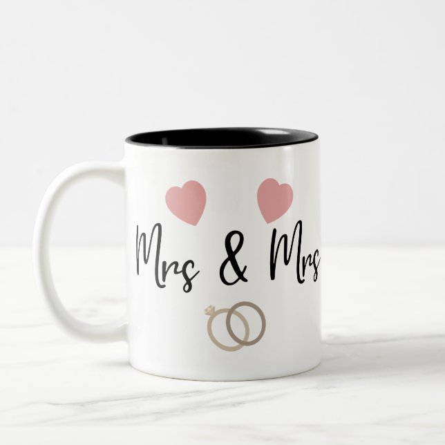 Tasse 2 Couleurs Mme Mrs (Gauche)