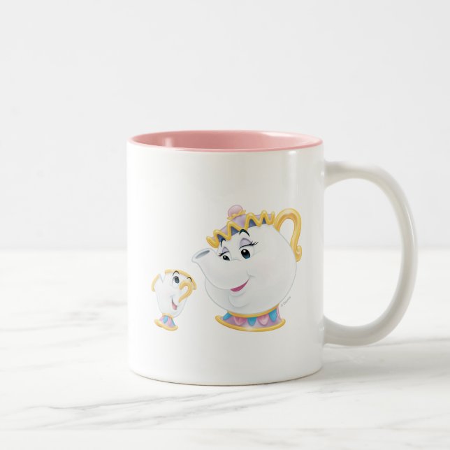 Tasse 2 Couleurs Mme Potts et Chip (Droit)