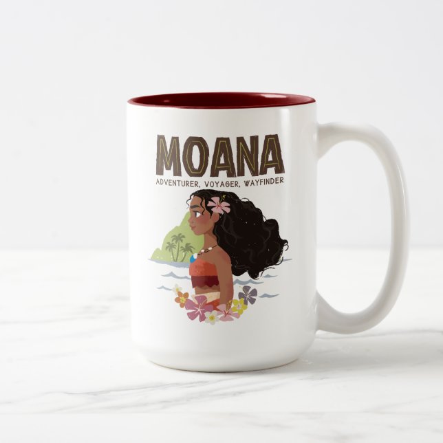 Tasse 2 Couleurs Moana | Aventurier, Voyager, Wayfinder (Droit)