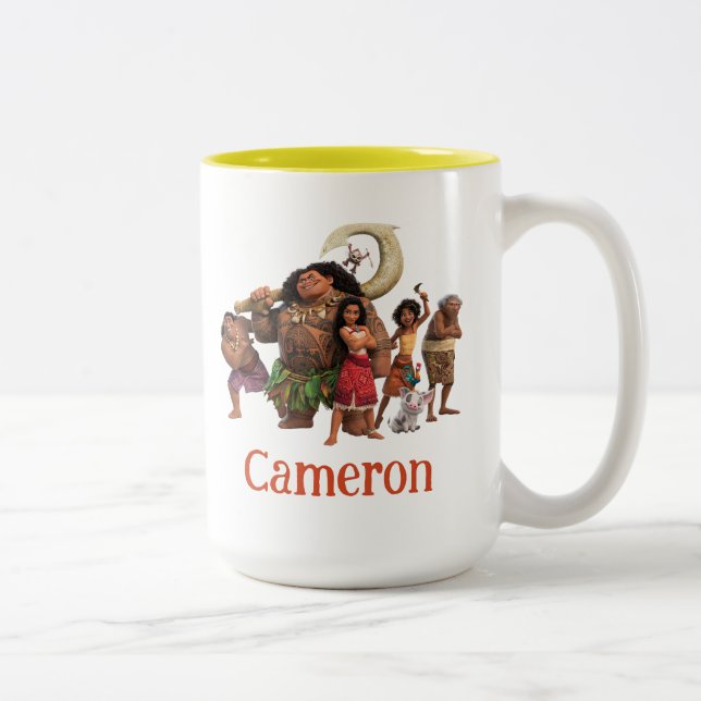 Tasse 2 Couleurs Moana et Crew (Droit)