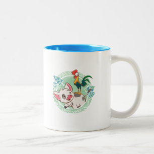 Tasse 2 Couleurs Moana   Pua & Heihei Voyagers
