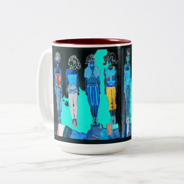 Tasse 2 Couleurs Mode inverse (Devant gauche)