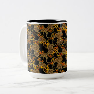 Tasse 2 Couleurs Modern Baroque Glam Animal Print With Chains