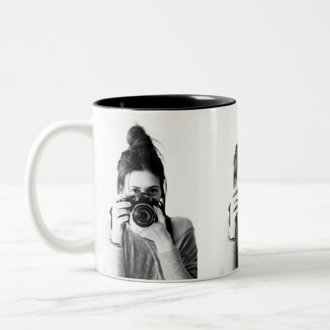 Tasse 2 Couleurs Moderne Minimal Nettoyer 3 Photos Photo (Gauche)