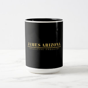 Tasse 2 Couleurs Moderne minimaliste Black Gold Professional tendan
