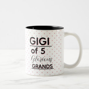 Tasse 2 Couleurs Modifiez le numéro ! Faites-en votre propre grand-
