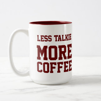 Tasse 2 Couleurs Moins de film parlant PLUS DE CAFÉ
