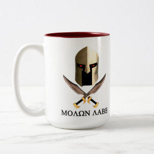TASSE 2 COULEURS MOLON LABE