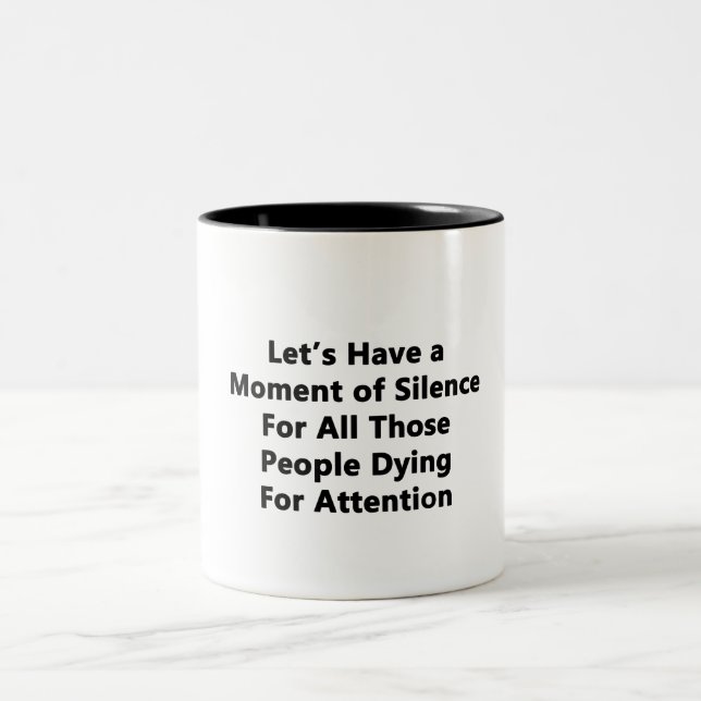 Tasse 2 Couleurs Moment de silence (Centre)