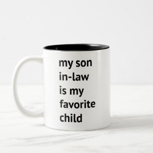 Tasse 2 Couleurs Mon Belle-Fils Est Mon Humour Favori De Famille D'