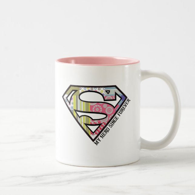 Tasse 2 Couleurs Mon héros depuis toujours (Droit)