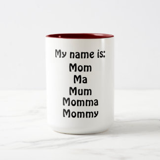 Tasse 2 Couleurs Mon nom est