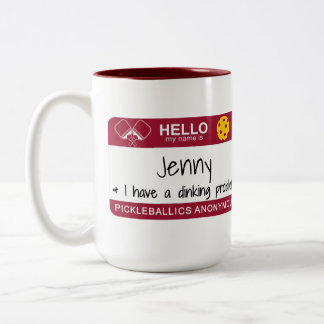Tasse 2 Couleurs Mon nom est | J'ai un problème de plongée | Pickle