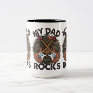 Tasse 2 Couleurs Mon Papa Déchire