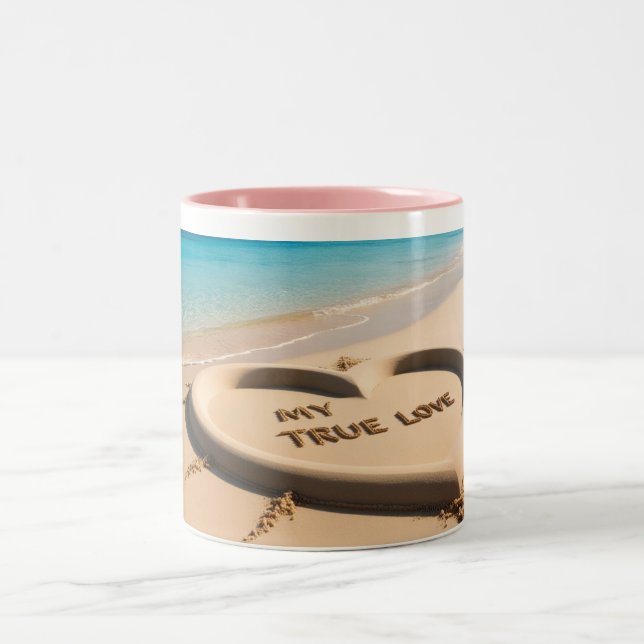 Tasse 2 Couleurs Mon vrai amour (Centre)