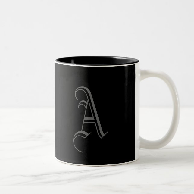 Tasse 2 Couleurs Monogrammes (Droit)