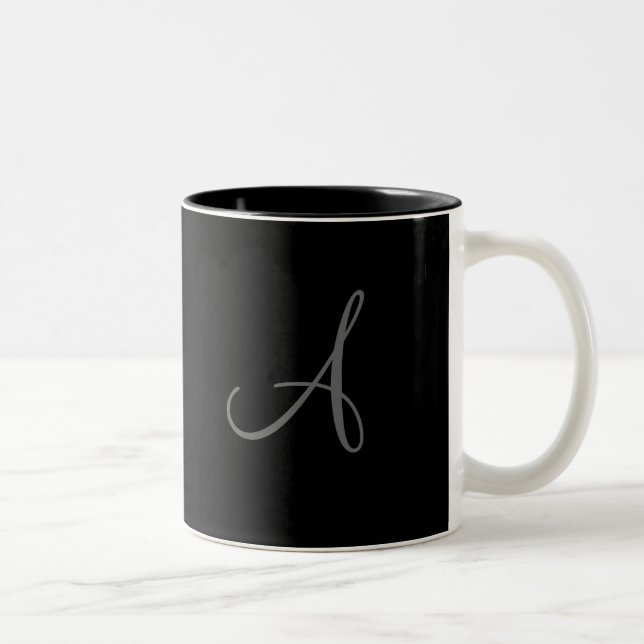 Tasse 2 Couleurs Monogrammes (Droit)