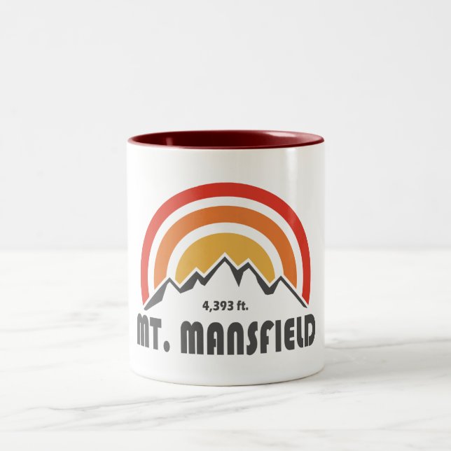 Tasse 2 Couleurs Mont Mansfield (Centre)