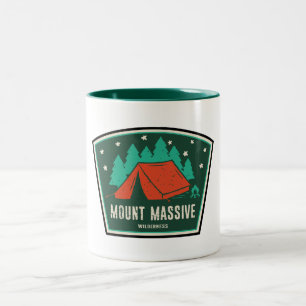 Tasse 2 Couleurs Mont Massive Wilderness Colorado Camping