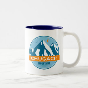 Tasse 2 Couleurs Montagnes Chugach Alaska