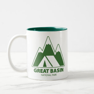 Tasse 2 Couleurs Montagnes du Great Basin National Park Camping