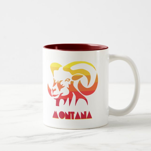 Tasse 2 Couleurs Montana Bighorn (Droit)