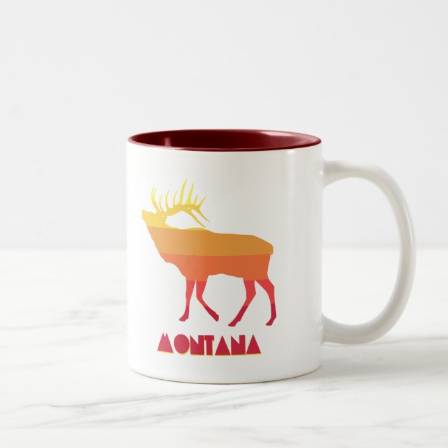 Tasse 2 Couleurs Montana Elk (Droit)