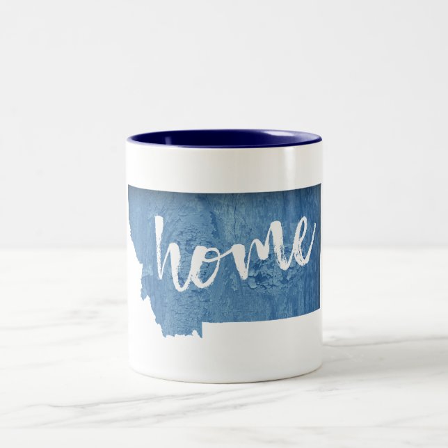 Tasse 2 Couleurs Montana Home Wood Grain (Centre)