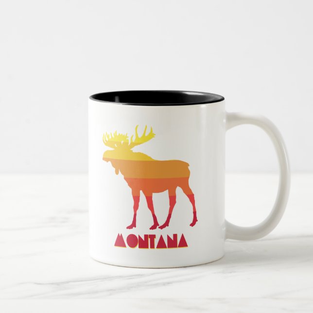 Tasse 2 Couleurs Montana Moose (Droit)
