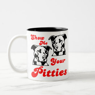 Tasse 2 Couleurs Montrez-moi vos Pitties #USAPatriotGraphics ©