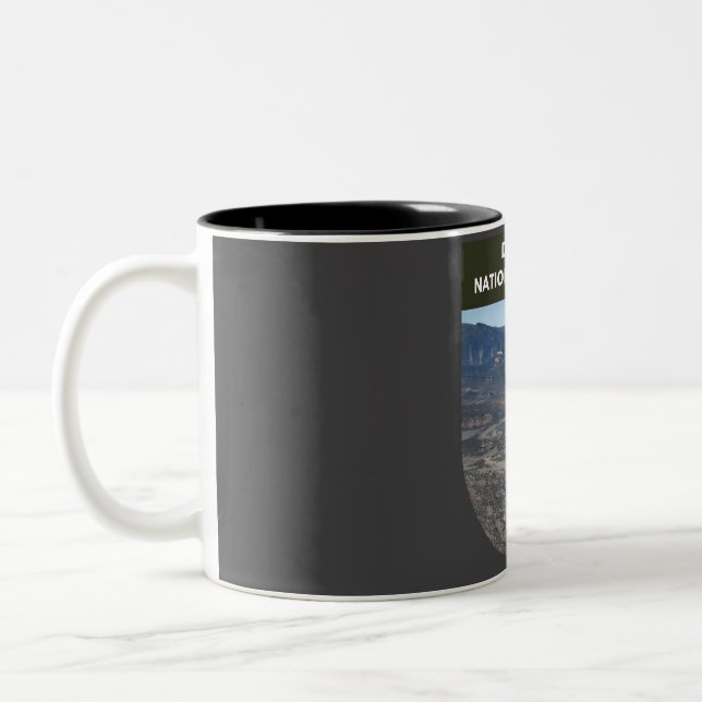 Tasse 2 Couleurs Monument National de Dinosaur Utah (Gauche)