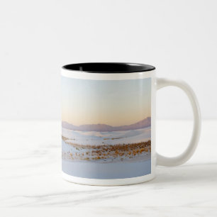 Tasse 2 Couleurs Monument national de White Sands, Dunes transversa