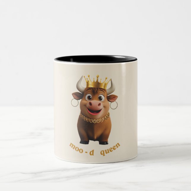 Tasse 2 Couleurs Moo - d Queen (Centre)