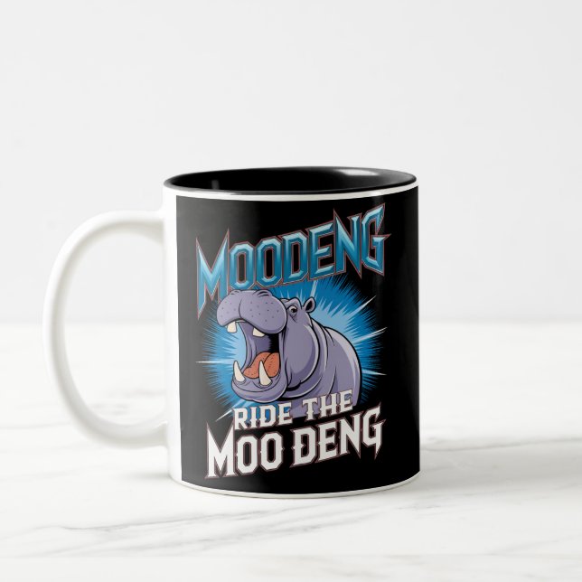 Tasse 2 Couleurs MOO DENG Hippo Ride Le MOO DENG (Gauche)