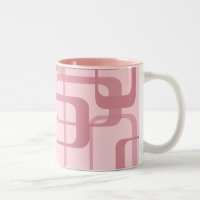 Motif Abstrait des années 70 de Pink Retro 60