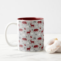 Motif Animaux de la Forêt à carreaux de Buffalo