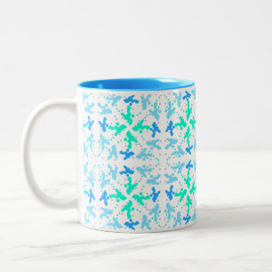 Tasse 2 Couleurs Motif Caniche