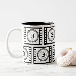TASSE 2 COULEURS MOTIF COMPTOIR DU CADRE DE FILM