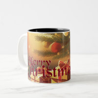 Motif de Noël, avec des cadeaux sous l'arbre de No