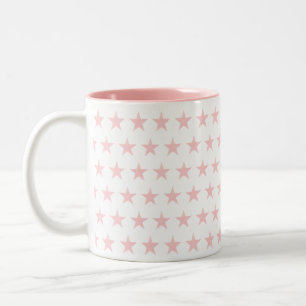 Tasse 2 Couleurs Motif étoile rose